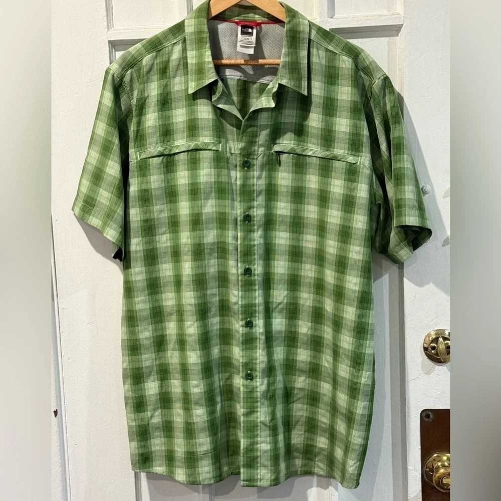The North Face Men's Green Checkered Shirt